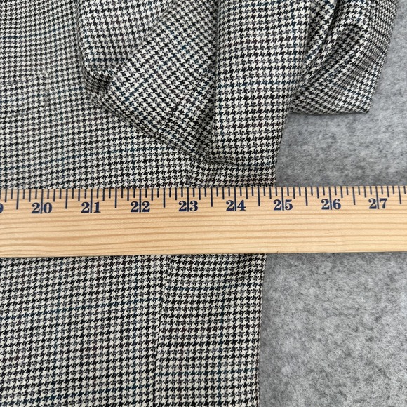 Marc Martin Silk Wool Herringbone Blazer 48R Sport Coat 2 Button Jacket - Picture 8 of 11